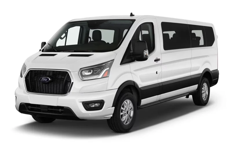 2026 Ford Transit 15-passenger van for group transportation — Gary's Airport Service